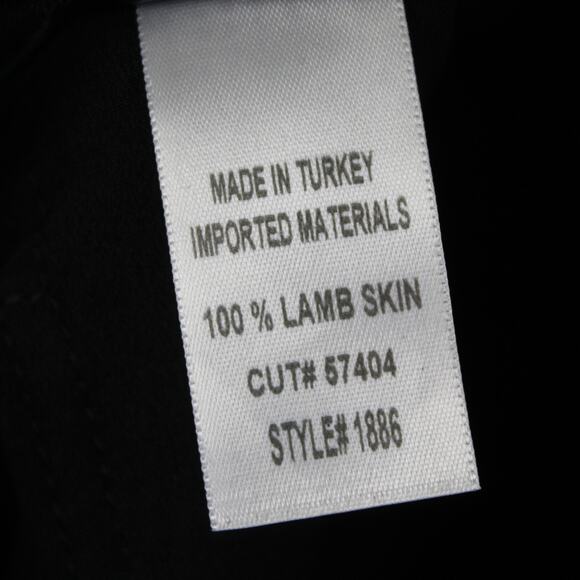 Citizens of Humanity Pants Womens 24 Skyla Cigarette Ankle Black Lamb Leather - Picture 9 of 16